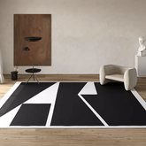 Retro-modern design! Durable Wilton woven rug (1920s)